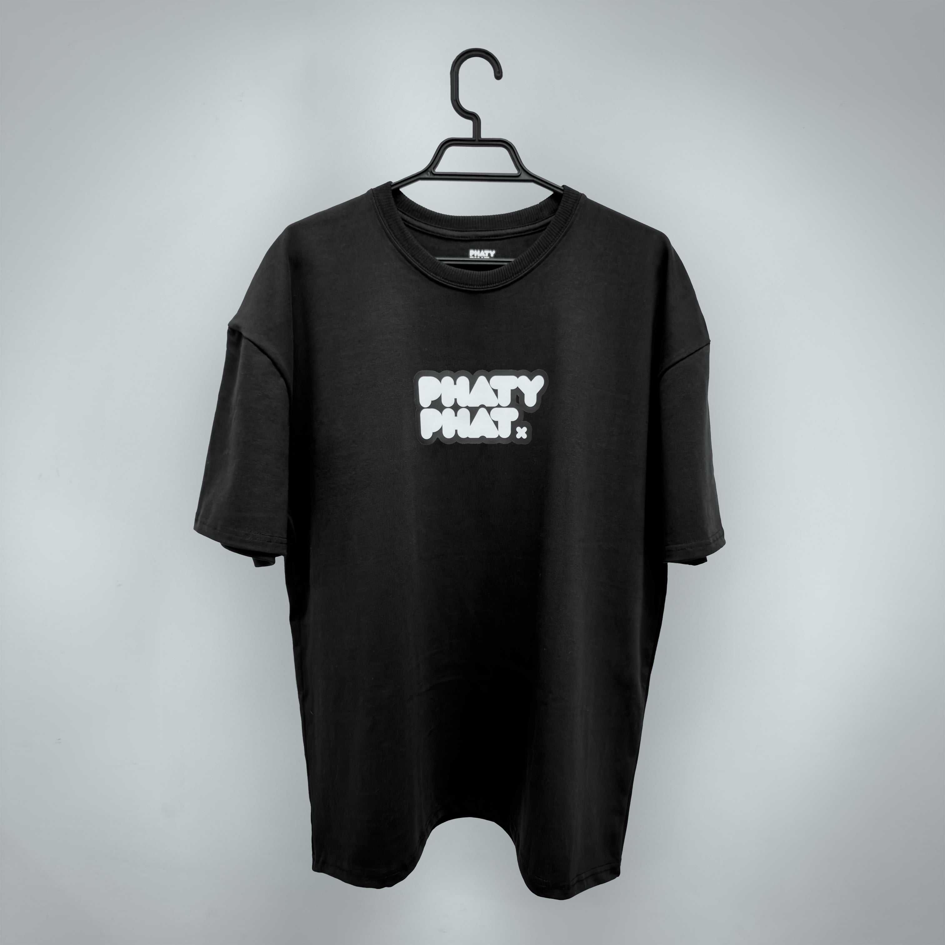 OVERSIZED TEE (Black - Back Pattern)